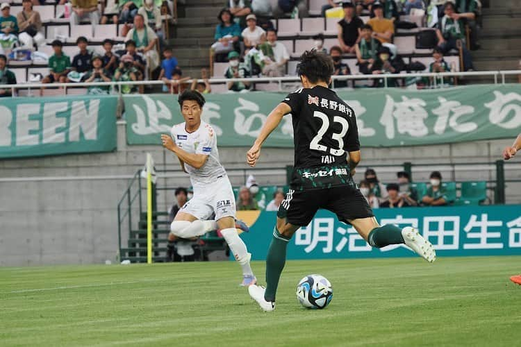 滝裕太のインスタグラム：「勝利！ 3ゴール目⚽️⚽️⚽️  次節も勝てるよういい準備します！応援よろしくお願いします🙇🏻‍♂️   #松本山雅#滝裕太」