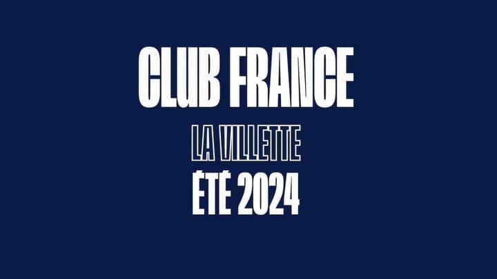 のインスタグラム：「La France, le sport, le monde… et tous ceux qui font le monde sportif vous donnent RDV au Club France lors des Jeux Olympiques et Paralympiques de Paris, l’été 2024 🌍🇫🇷  Pour suivre les épreuves, trembler, exulter, suivre des initiations sportives, voir des démonstrations sportives… et bien sûr célébrer l’Equipe de France !!   📍 La Villette, THE PLACE TO BE pendant @paris2024 😉」