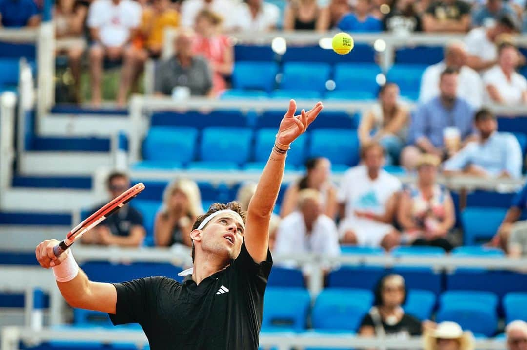 ドミニク・ティエムのインスタグラム：「Feels good to be back in Umag 🙌❤️ @croatiaopenumag | #croatiaopenumag  📸:ATP Umag 2023」