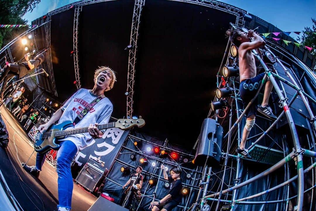 HEY-SMITHのインスタグラム：「7/23(日)長野県飯田市 野底山森林公園 “焼來肉ロックフェス 2023” photo by @hayachinphoto」