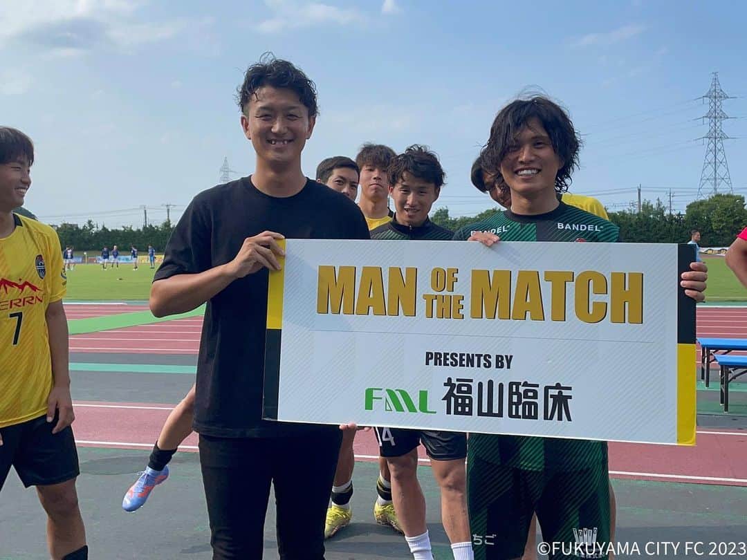 濱口草太のインスタグラム：「3-0win👣  次節はエヴォルヴィンでの初試合！ 沢山のご来場お待ちしてます🥷🏿  #福山シティfb #エヴォルヴィン #39」