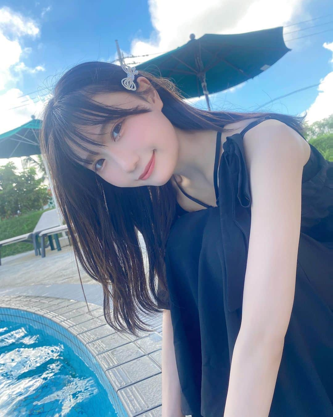 苗加結菜さんのインスタグラム写真 - (苗加結菜Instagram)「プール入りたかったなぁ〜💭」7月24日 20時51分 - naeka_yuuna