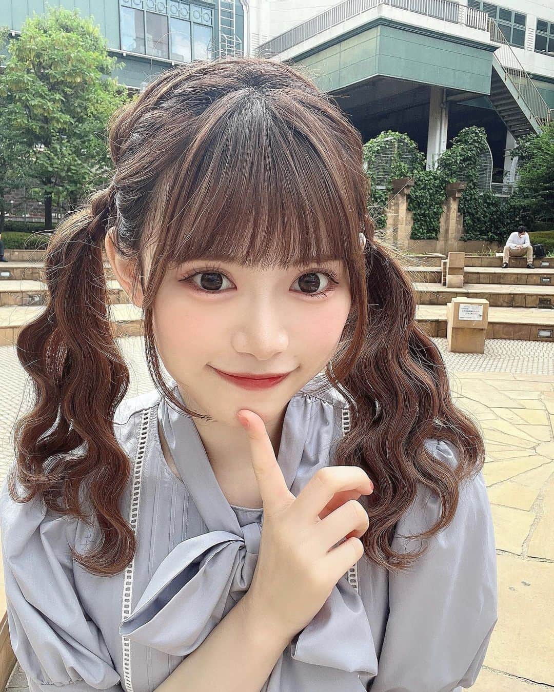 早海美玖のインスタグラム：「やっぱりツインテールが落ち着く🎀」
