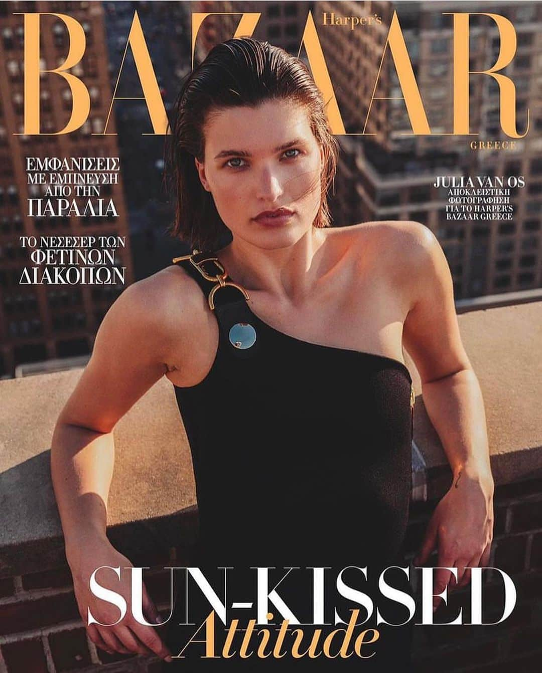 IMG Modelsさんのインスタグラム写真 - (IMG ModelsInstagram)「On Top of the World. 🌇 #JuliaVanOs (@juliavanos) covers + stars in the latest @harpersbazaargreece. 📷 @constantin.slotty 👗 @sarahgorereeves ✂️ @thomasdunkin1 💄 @campbellritchie #IMGmodels」7月24日 22時12分 - imgmodels