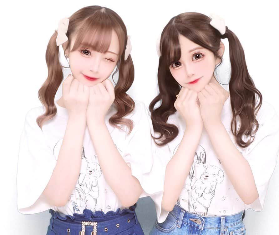 茄子はるのインスタグラム：「ぬうはる 👶🏻‪‪❤︎‬  久しぶりにプリ撮ったーっ💞  ぬうはる姉妹みんな好きでしょ？？🥹  #プリント倶楽部  #プリクラポーズ  #japanesegirl  #idol  #purikura」