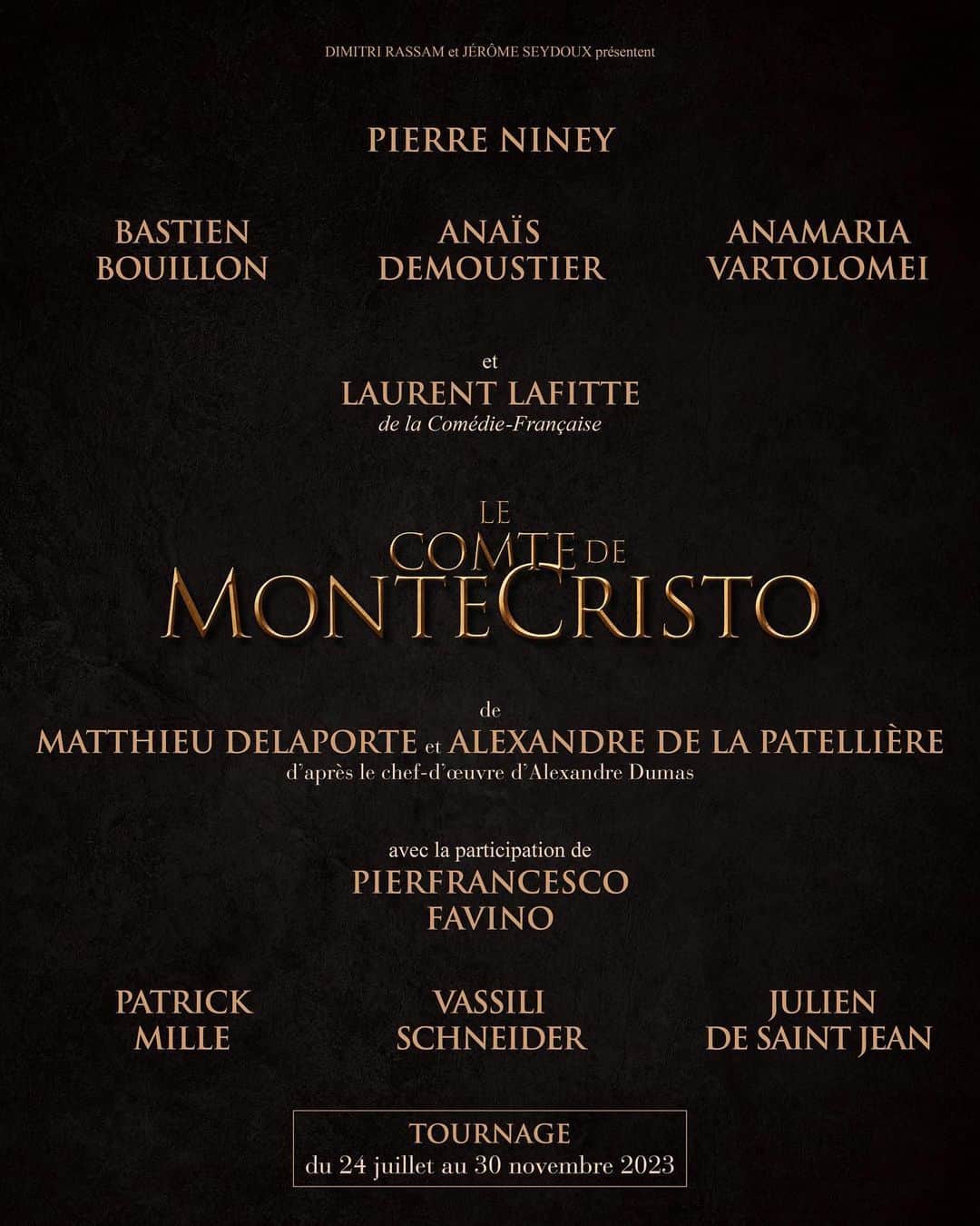 ピエール・ニネさんのインスタグラム写真 - (ピエール・ニネInstagram)「Edmond est là… #MontecristoLeFilm #lecomtedemontecristo 1ER jour de tournage !」7月24日 23時19分 - pierreniney