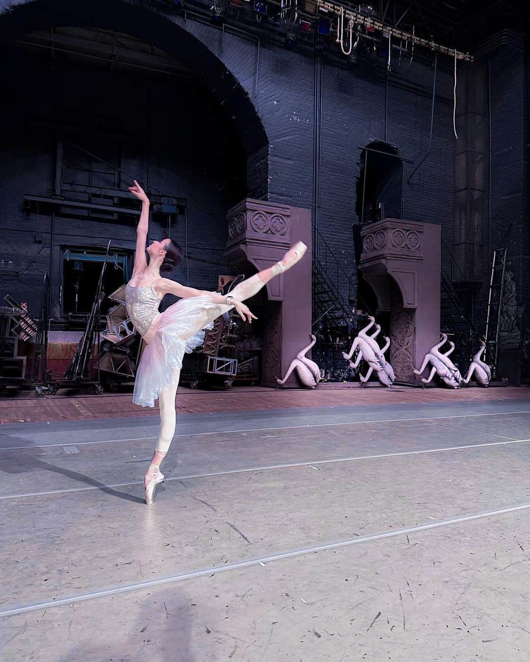マリア・コーレワのインスタグラム：「On the 29th of July I get to tell this story one more time 🦢  “Swan Lake” soon 🤍  29го июля вновь расскажу эту историю 🦢 «Лебединое Озеро» уже скоро 🤍」