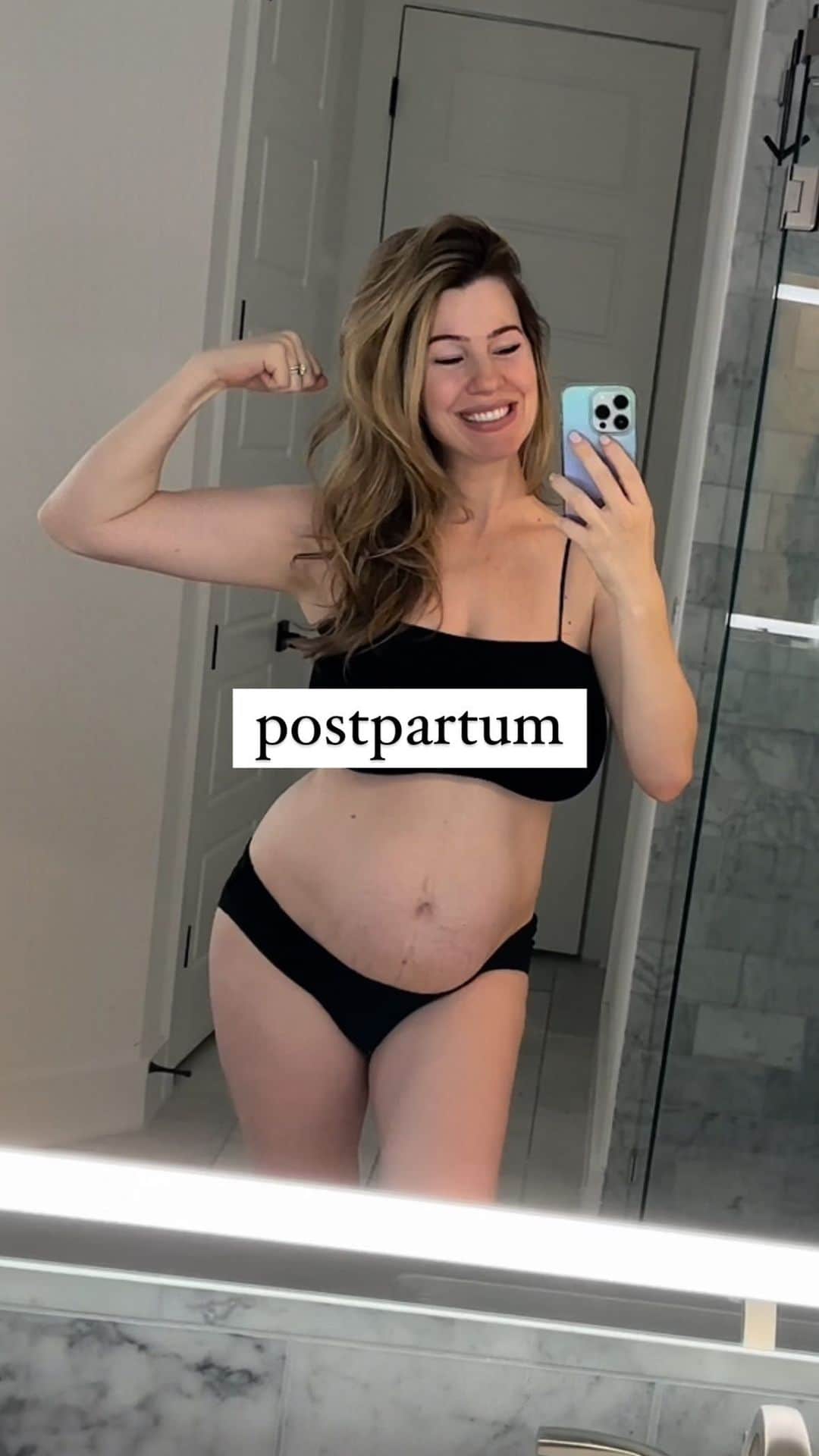 のインスタグラム：「Sometimes I feel like this may be an unpopular take in the fitness world…  But can we normalize not having body expectations, especially when postpartum?   There’s messaging out there that you should always be focused on working out and focused on nutrition 24/7, 365…  But then again we have messaging to just *live life* and not think a thing about fitness or nutrition 🤔  Which is the right approach?  …What about a middle ground?  I know balance isn’t “sexy” nor is it easy to achieve… sometimes the message of moderation can even be stressful to try and figure out how to put into practice  I’m not sure I have the right answer for everyone because everyone is different but what I do know is…  We are so much more than our bodies and our identity shouldn’t be so wrapped up in what our bodies look like or what our bodies can do (unless you’re a professional athlete or it’s a part of your job)  For those who it isn’t, I’m not advocating for doing literally *nothing* to move your body or eating anything and everything all the time  I also don’t think it needs to be your job to absolutely kick ass in your workouts!!   But there are seasons where we have the capacity to hardcore focus on fitness. And there are seasons where we don’t. And that’s ok.  Giving yourself that grace and space to just BE leaves that door open for you to resume focusing on fitness and nutrition from a much healthier spot, mentally and emotionally, which is a much larger determinant of your long term health and fitness success  What do you think?  #postpartum #annavictoria #fbgcommunity」