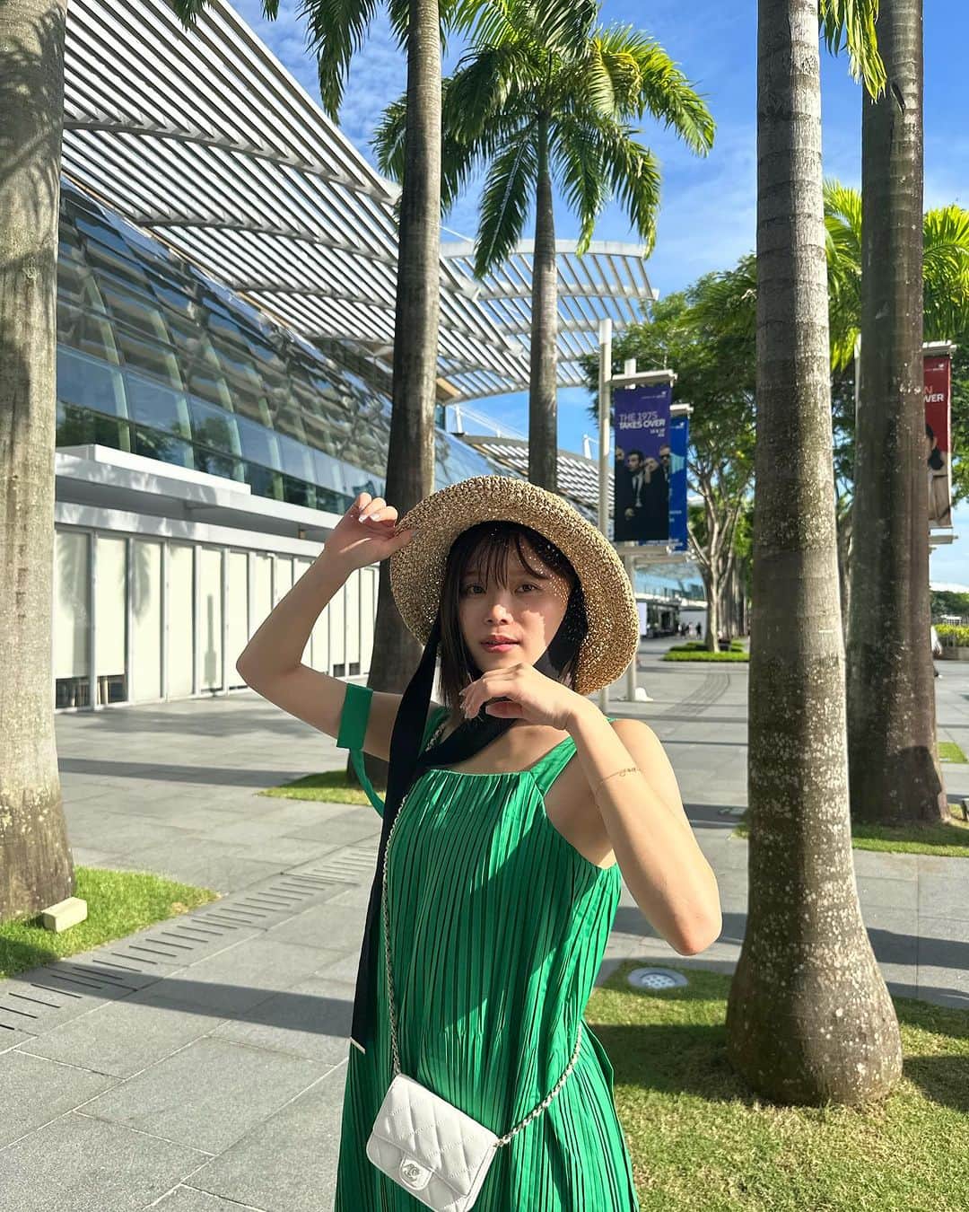 KatoHinata のインスタグラム：「この日のためにいっーーーーぱい頑張ってきた💚🔥✨ おもいっっっっっきり楽しむゾ❕ みんなも夏楽しもうね！！！！！！  📷:そわわ」