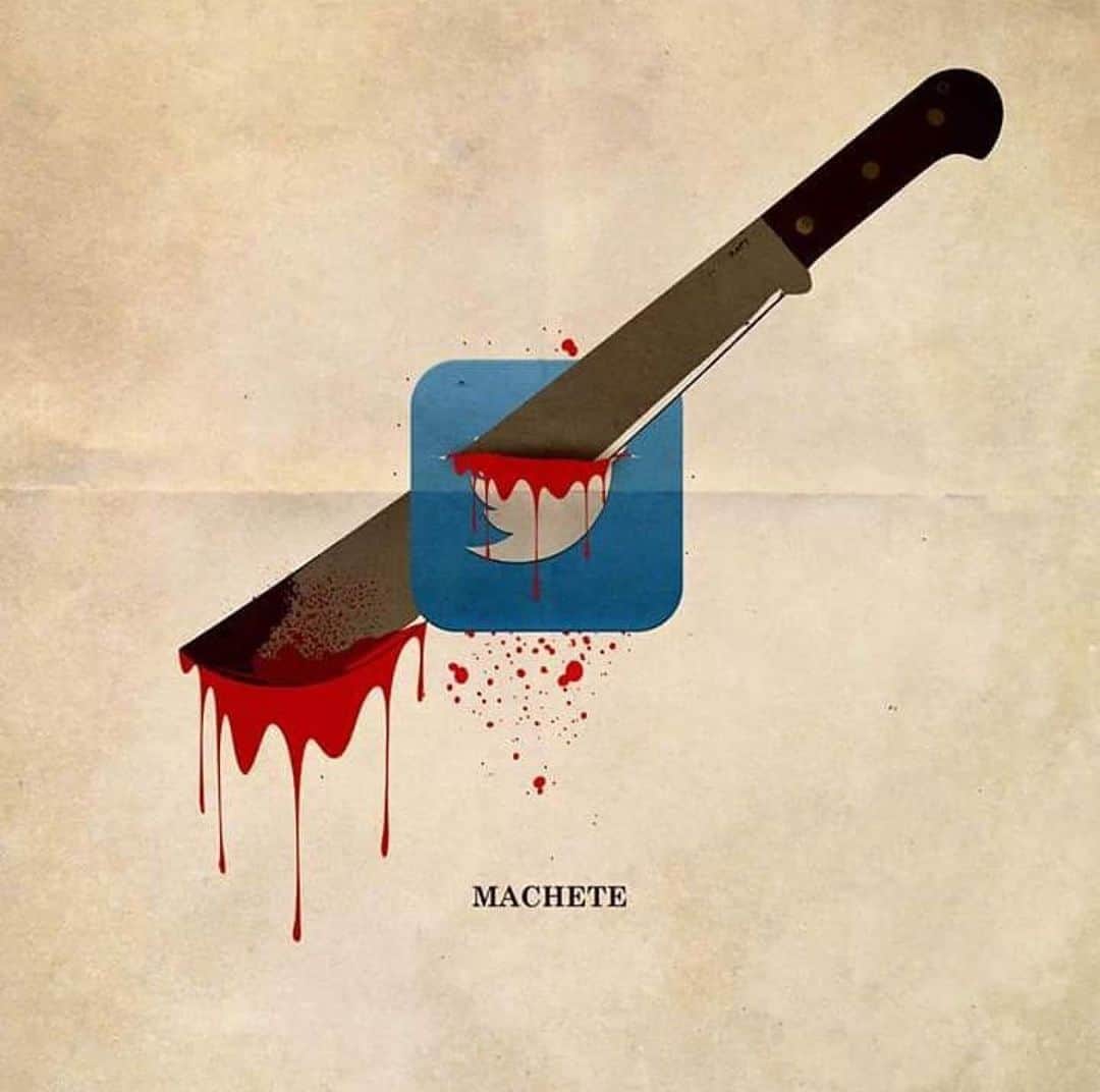 ダニー・トレホさんのインスタグラム写真 - (ダニー・トレホInstagram)「Machete Don't Tweet ⚔️ #Xitter  Art: @jackpoliseno」7月25日 0時17分 - officialdannytrejo