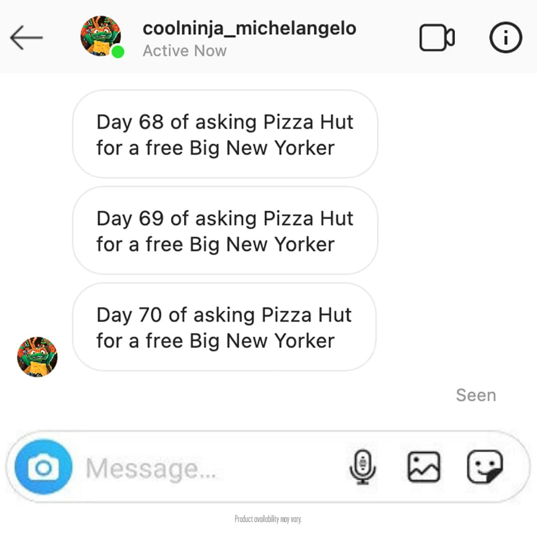 Pizza Hutのインスタグラム：「got you covered Mikey  See the movie, only in theatres August 2nd」