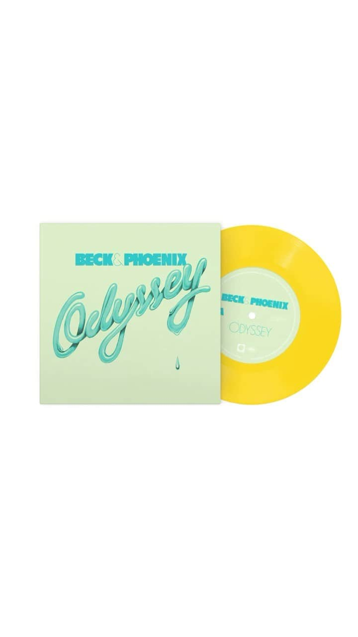 フェニックスのインスタグラム：「The Summer Odyssey tour with @beck kicks off next week and we’re so excited to have @jbrekkie @jennydianelewis @weyesblood & @sirchloe join us on select dates.  We’ll also be selling this limited-edition 7” single featuring Odyssey and Odyssey (Instrumental) available only on tour and in our new Supermercato merch store beginning August 1st  Get your tickets now and see you soon!」