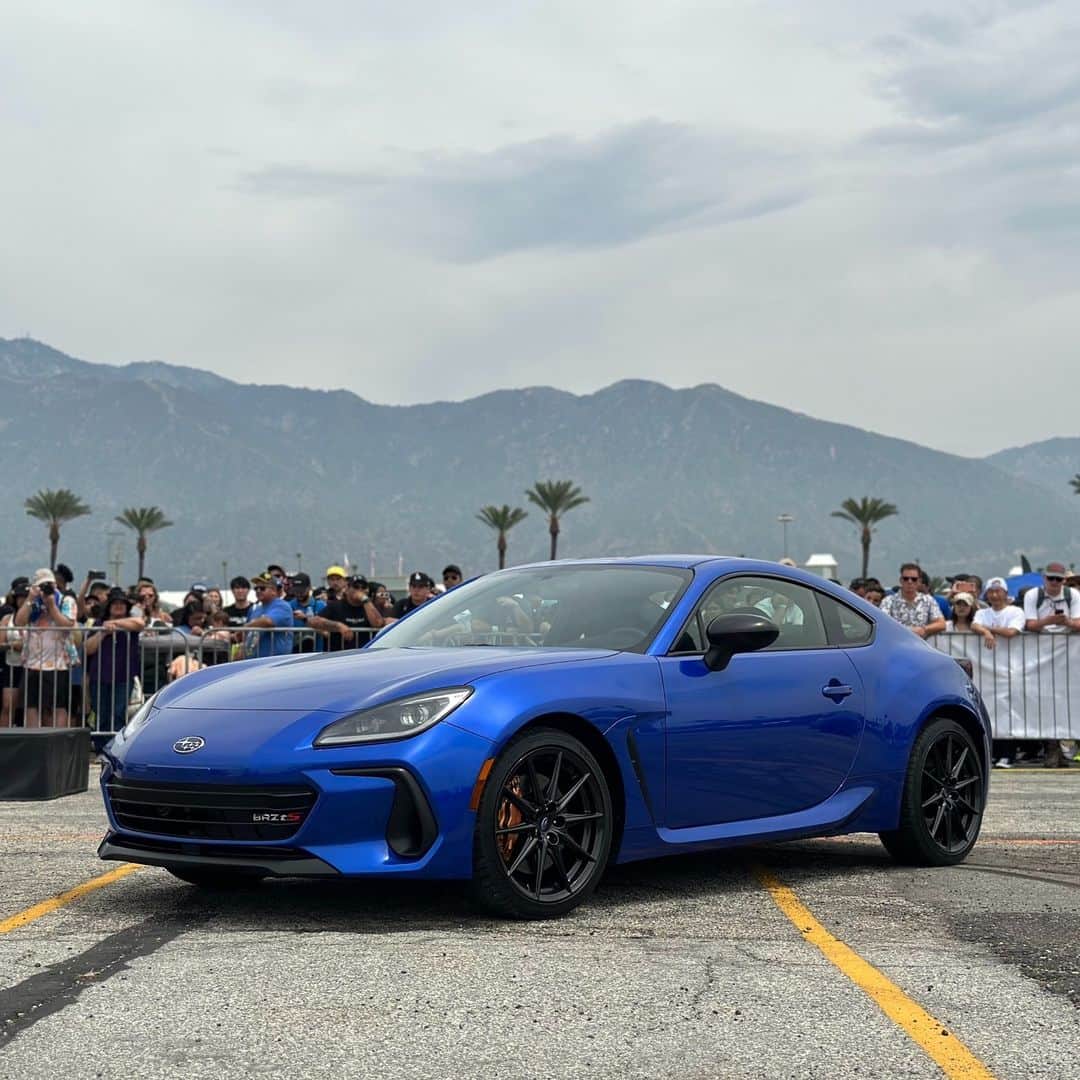 Subaru of Americaさんのインスタグラム写真 - (Subaru of AmericaInstagram)「We're excited about this one 👏 @scott_speed revealed the NEW 2024 BRZ tS at #SubiefestCalifornia yesterday! Sign up at link in bio to uncover exciting new vehicle updates.」7月25日 1時15分 - subaru_usa