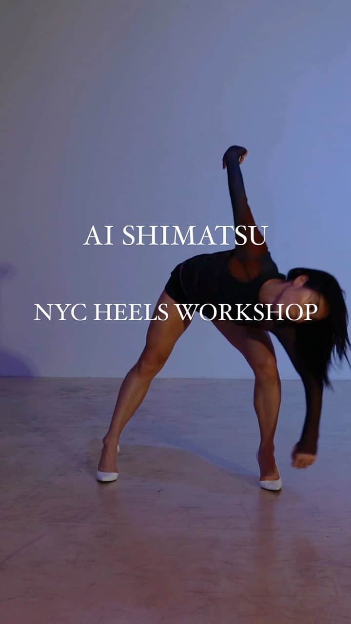 Ai Shimatsuのインスタグラム：「This THURSDAY! 💃🏻🪩👠  Thank you everyone who has signed up for the class. 🩷 I can’t wait to train and dance with you all. 🫶 Spots are still available and make sure to reserve yours by Thursday! 🙏  Ai Shimatsu NYC Heels Workshop Thursday, July 27 7-9pm at Ripley-Grier Studios Fee: $35  DM to sign up!!!  #nyc #heels #heelsclass」