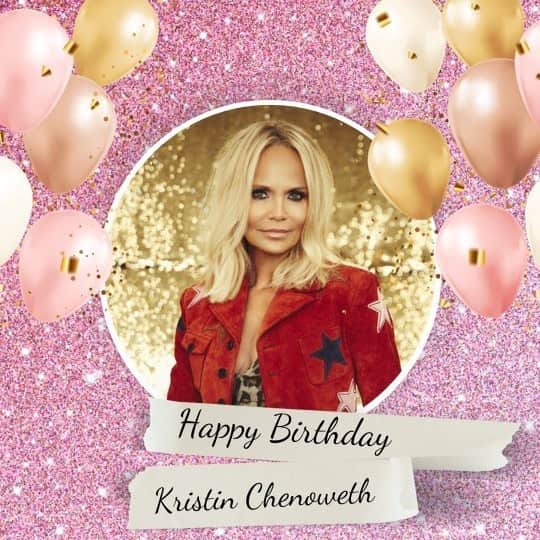 のインスタグラム：「Happy Birthday Kristin Chenoweth 💞With all the love in my heart, my wishes go out to you today for good health, love, happiness and a year filled with your greatest adventures yet! Congratulations my brilliant and wonderful friend 👏🏼🎈🎉」