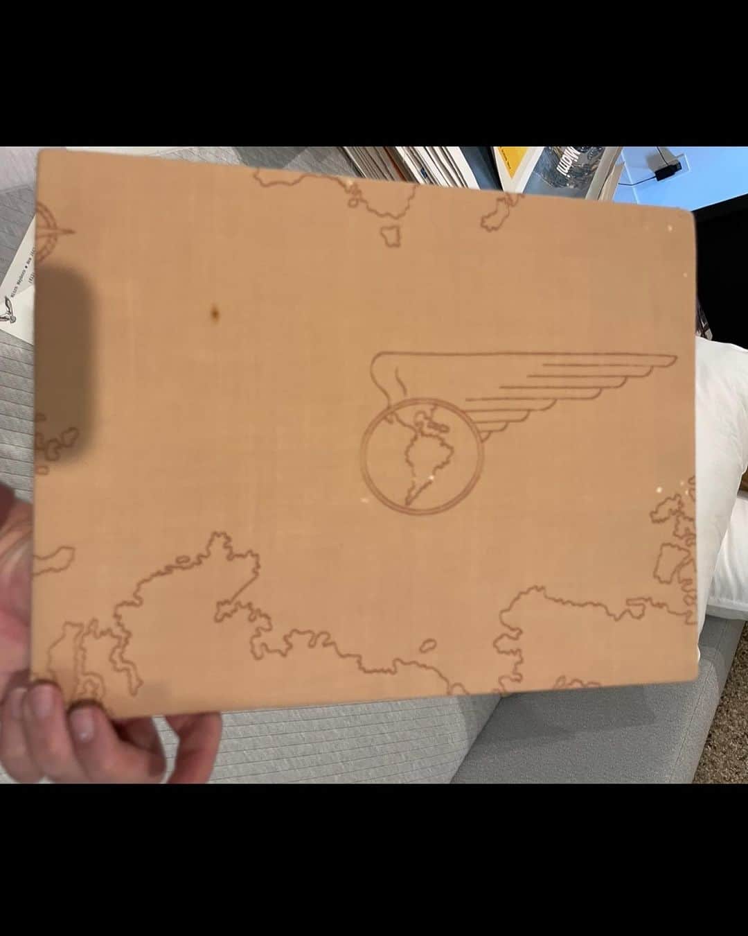 フィリップ・P・キーンのインスタグラム：「Fabric from a Pan  Am S42 interior.」
