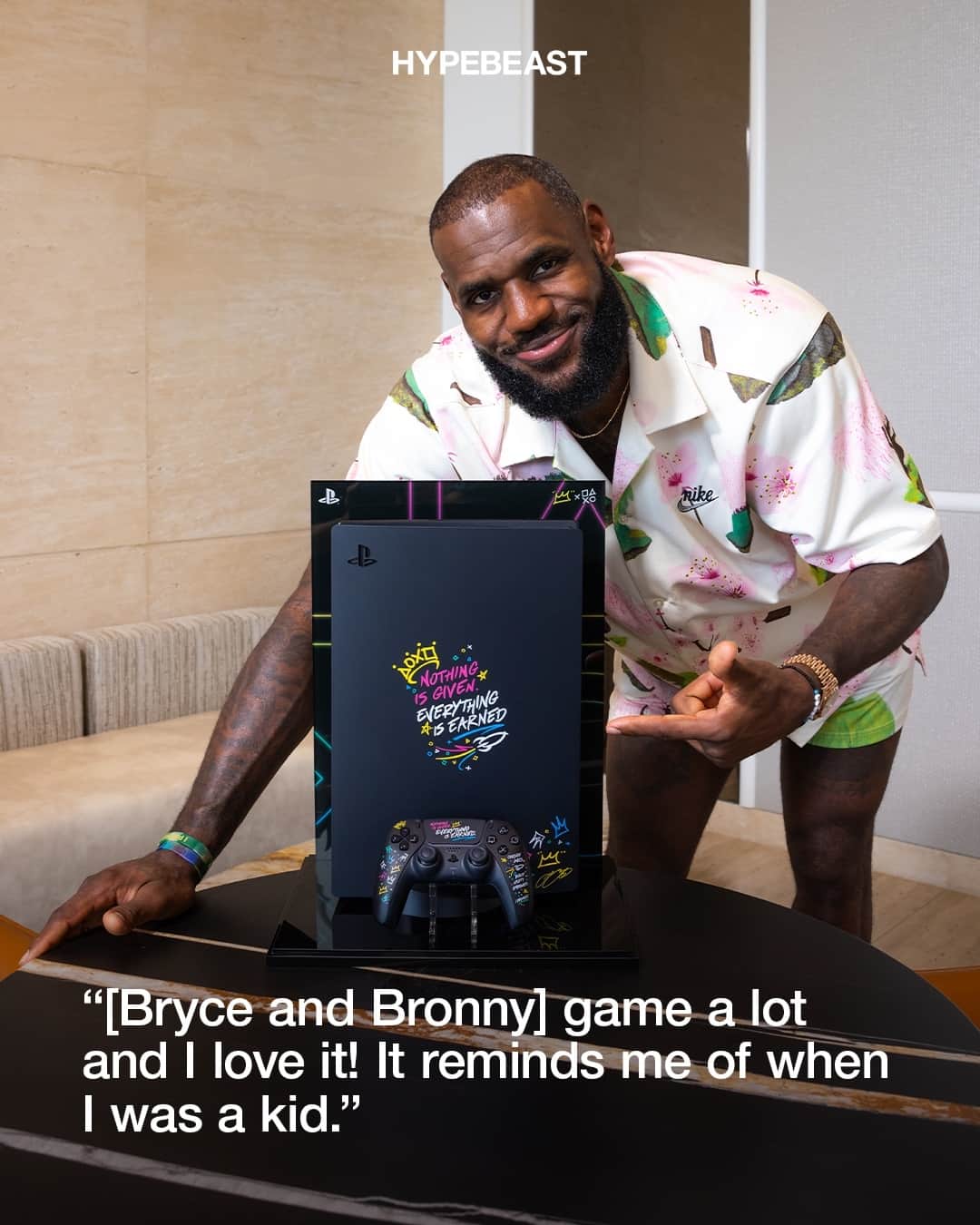 HYPEBEASTさんのインスタグラム写真 - (HYPEBEASTInstagram)「@hypebeastgaming: We got an exclusive chance to catch up with @kingjames to discuss his upcoming @playstation collaboration including his controller and PS5 cover designs plus his longtime love of gaming. Hit the link in bio for the full feature.⁠ Photo: Sony」7月25日 2時02分 - hypebeast
