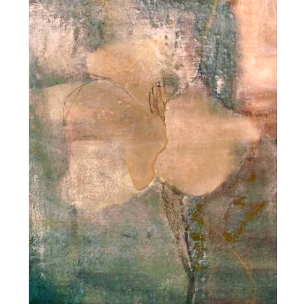 Uzo Hiramatsuのインスタグラム：「past work #painter #Japan #fukuoka #contemporaryart #painting #drawing #mixedmedia  #flower #flowers」