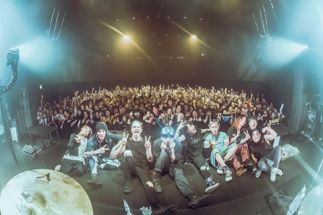 Katsuma のインスタグラム：「“RE:ADMISSION” LIVE HOUSE TOUR 2023 at  奈良EVANS CASTLE HALL  Photos by @bashico_photo   #coldrain  #再入学ツアー #SWEETSIXTEEN」