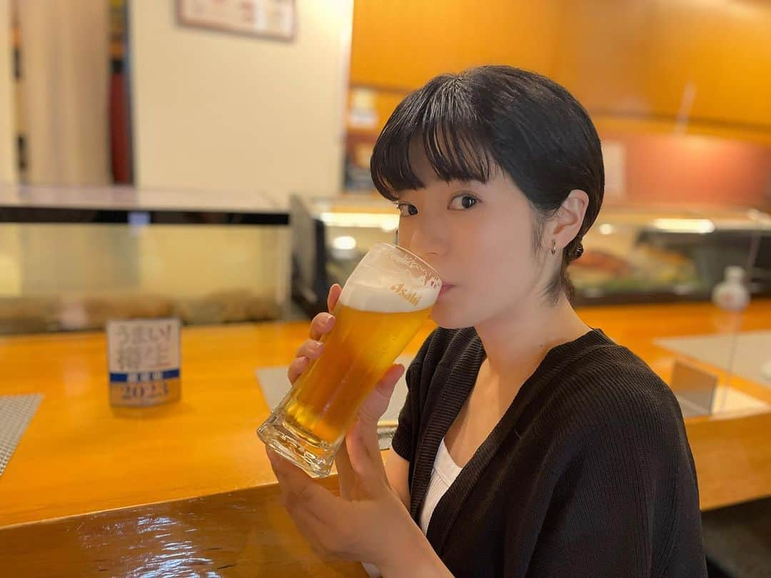 安田遥香（アホロートル）さんのインスタグラム写真 - (安田遥香（アホロートル）Instagram)「今夜放送！ CBCテレビ「うまい！の極み」🍣🍺atきく寿司 ⁡  #アサヒスーパードライ   #アサヒビール   #生ビール   #ビール   #スーパードライ   #アサヒ  #beer   #うまいの極み  #CBCテレビ   #CBC   #寿司 #きく寿司 #でら吟  #sushi #西尾グルメ」7月25日 13時44分 - axoyasuda