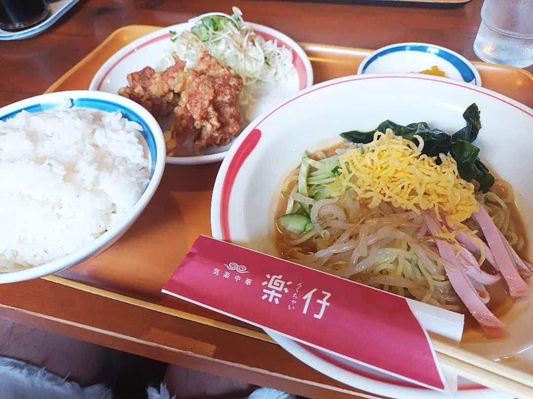 松本隆博のインスタグラム：「。⁡ ⁡松山市内、最近超お気に入りの⁡ 中華はここ  楽仔(ろくちゃい)です。⁡ ⁡⁡ ⁡ほんと何食べても美味い、そして⁡ ⁡量がそこそこ多い( ᴖ ·̫ ᴖ )。⁡ ⁡お気に入りです‼️⁡ ⁡きっと店主は長年修行されたので⁡ ⁡しょう。ろくちゃいから…⁡ ⁡⁡ ⁡なんつて。⁡ ⁡⁡ ⁡還暦少年 松本隆博⁡ ⁡」