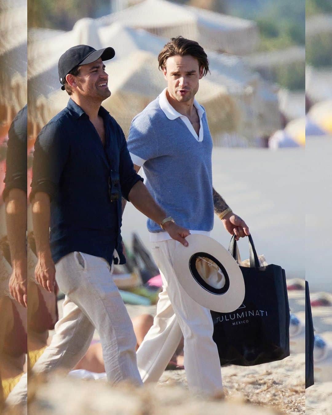 Just Jaredさんのインスタグラム写真 - (Just JaredInstagram)「Paul Wesley ran into Liam Payne in Saint-Tropez, France, while on vacation with their girlfriends, Natalie Kuckenburg and Kate Cassidy #PaulWesley #LiamPayne #NatalieKuckenburg #KateCassidy Photos: Backgrid」7月25日 5時54分 - justjared