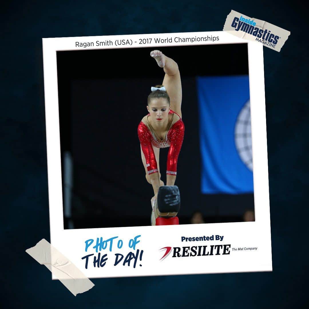 Inside Gymnasticsさんのインスタグラム写真 - (Inside GymnasticsInstagram)「Today’s Photo of the Day is brought to you by @resilitesportsproducts!   Pictured Here: Ragan Smith on beam at the 2017 World Championships  📸 Grace Chiu / @graceclick」7月25日 6時00分 - insidegym
