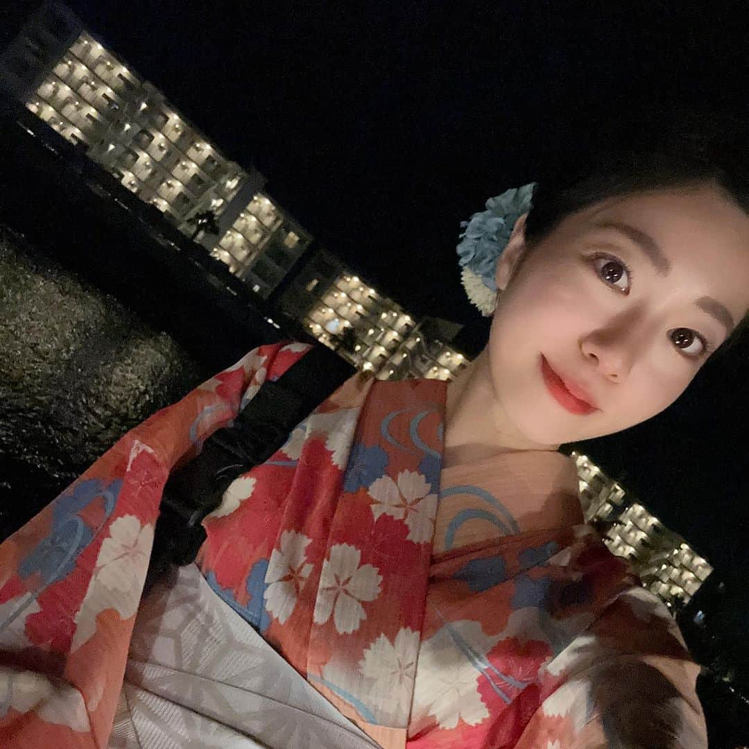 桜雪さんのインスタグラム写真 - (桜雪Instagram)「#芦屋花火大会 #船から花火 #今年初浴衣 #芦屋マリーナ」7月25日 6時18分 - yuki_12hsm