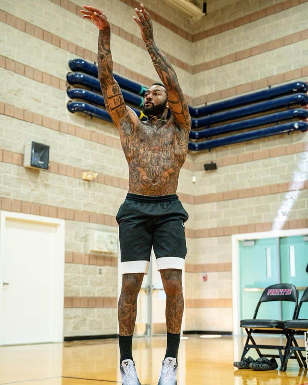 ジョン・ウォールのインスタグラム：「Still Love The Grind 🤫‼️ #WallWay   📸: @finesseframess」