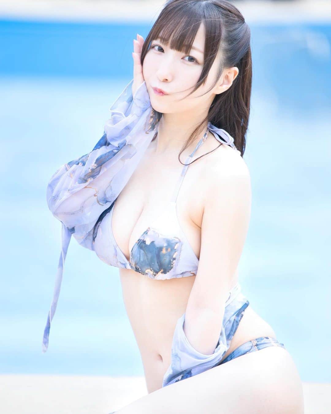 小日向ななせのインスタグラム：「あちちだねん！おはよう🌊👙  #japanesegirl #japanesemodel #gravure #gravureidol #グラビア #グラビアアイドル #idol #ビジョビ #偶像 #我的 #自拍 #粉我 #性感的 #模特 #約拍 #我的最愛 #正妹 #그라비아　#bikinimodel #bikinigirl #asiangirls #asianbeauty #巨乳 #水着 #ビキニ」