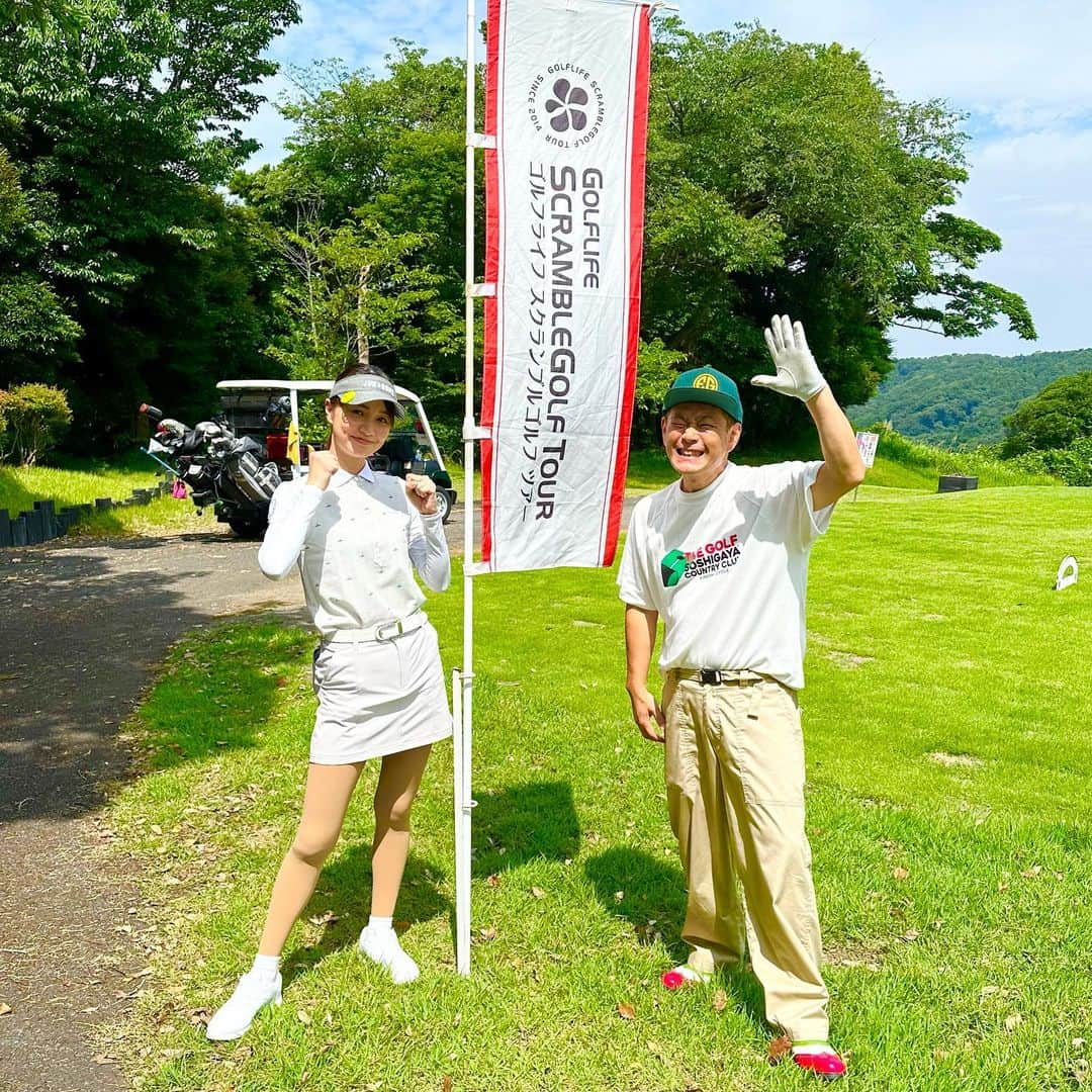 三枝こころさんのインスタグラム写真 - (三枝こころInstagram)「遠藤さんとのリベンジ戦⛳️ @shozoen  沢山の方に応援して頂きありがとうございました😍 力及ばすでしたが、頑張れば乗り越えれる壁だと思うので…また遠藤さんと挑戦したいと思います。 ミックスダブルスに是非皆さんも挑戦してみて下さい。 新しいゴルフの楽しさがあります。 千葉夷隅、鎌倉パブリックの2回の挑戦でYouTubeでも物凄い反響で驚きました。 最後まで応援頂きありがとうございます😊 #ミックスダブルス #golf #チームここ #遠藤章造 #ゴルフライフ #スクランブル #リベンジ #沢山の応援ありがとうございました」7月25日 9時47分 - kokoro_golf