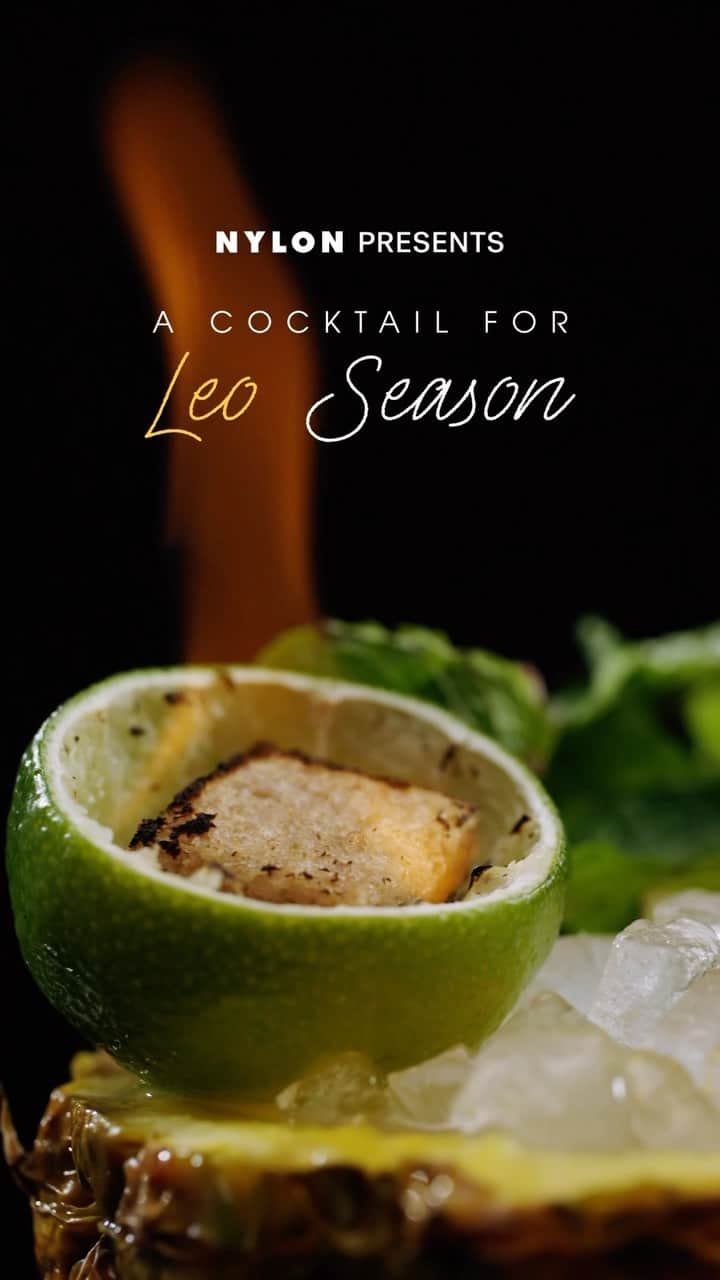 Nylon Magazineのインスタグラム：「Grab your cocktail shaker, it’s #Leo season! This month, we’re stirring up a Flaming Mai Tai.」