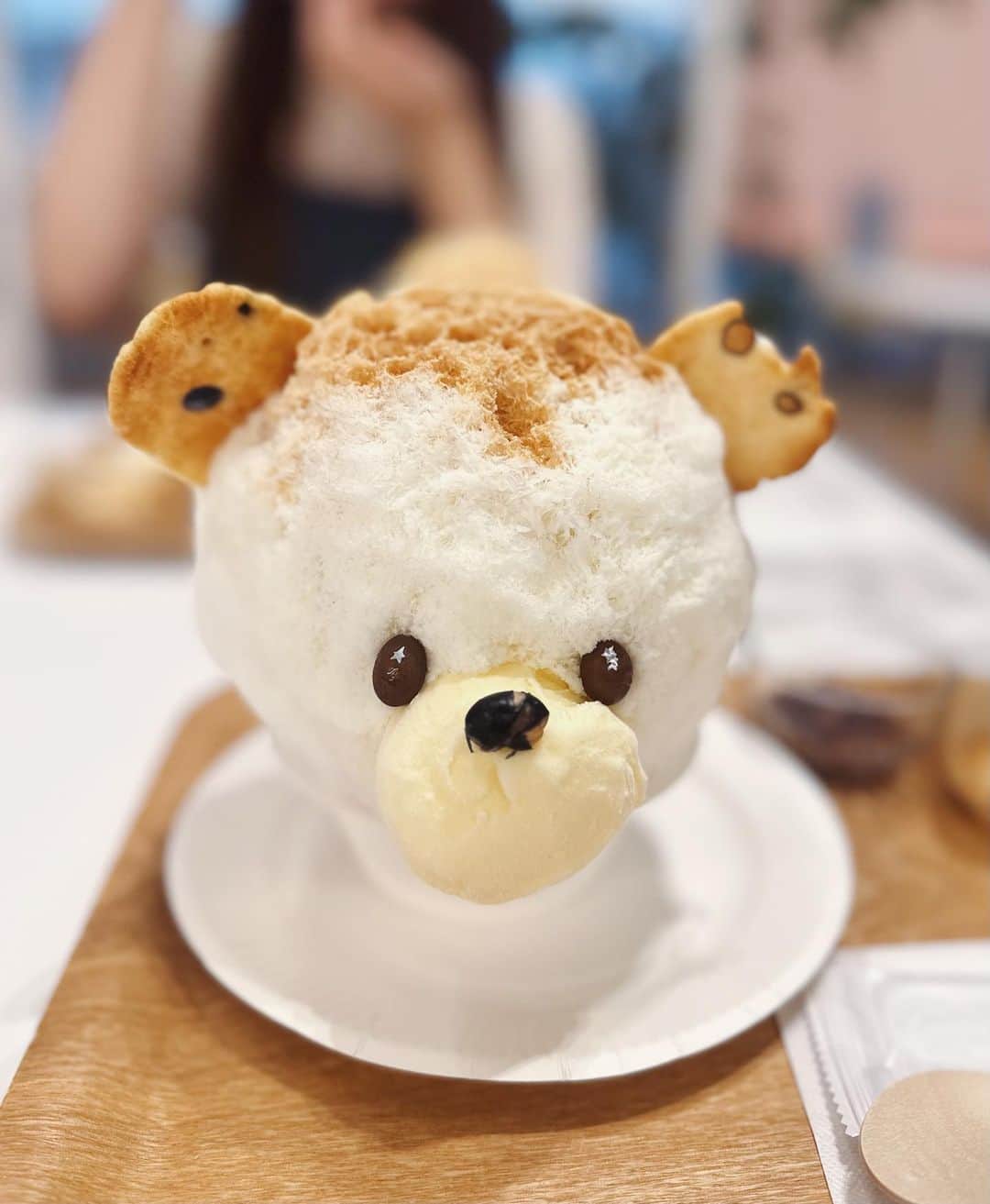 福井千佳さんのインスタグラム写真 - (福井千佳Instagram)「. . . 🐻 . . . ｸﾏｯｸﾏ。 #福井のかき氷日記  . @takamiokaki_kakigori  @takamicoffee  . . . #タカミオカキ#takamiokaki#加古川かき氷#加古川カフェ#西脇市カフェ#かきごーらー#かきごおりすと#かき氷巡り」7月25日 10時23分 - chika291