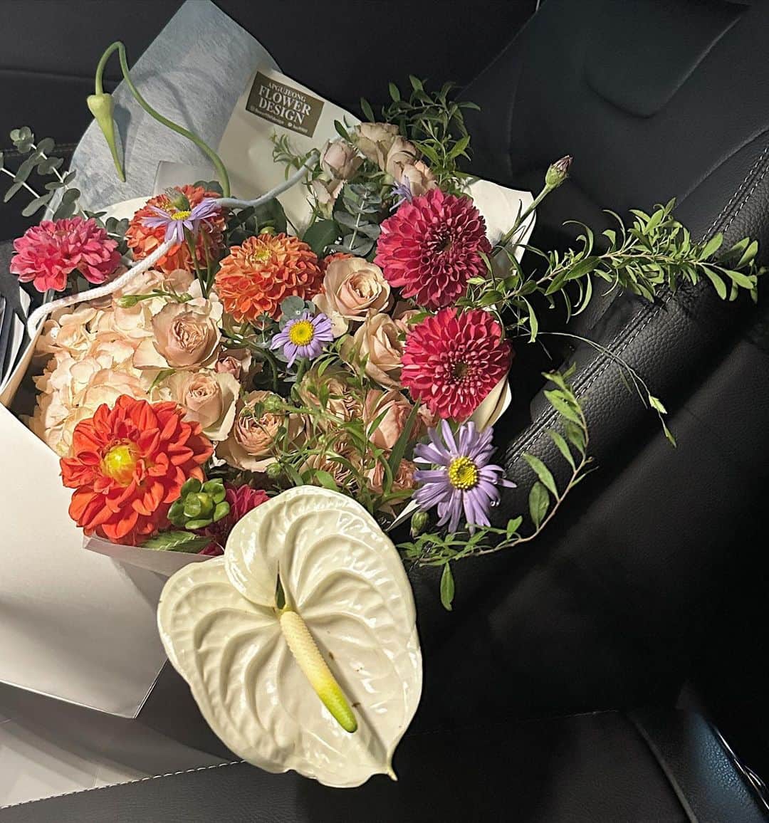 MeJiwooのインスタグラム：「💐💫」