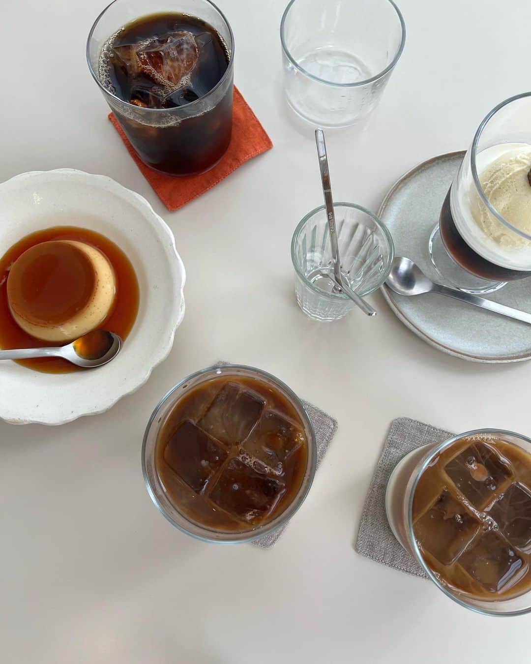 のインスタグラム：「🍮☕️🥛」