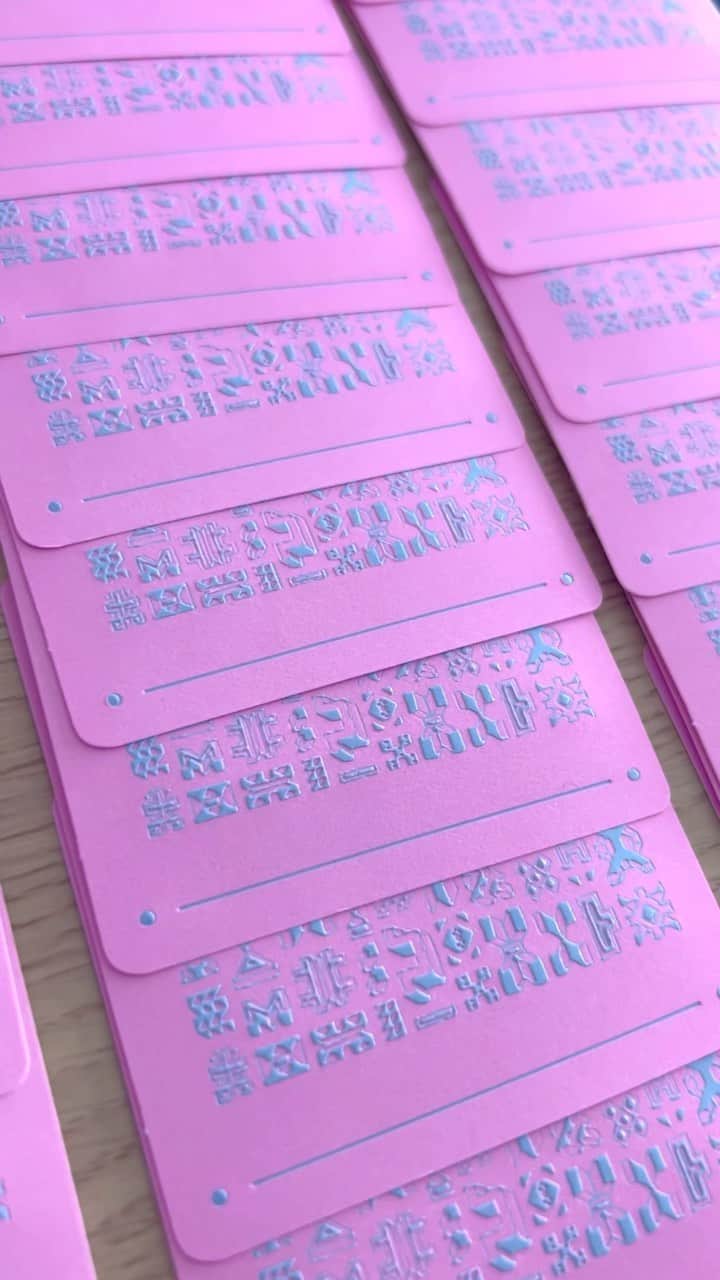 ジェームス・ジーンのインスタグラム：「Signing book plates for the Eternal Spiral Catalog 🌀 Every book will have one affixed inside ✍️ Available July 25 at 8am PT through @jamesjeanstore」