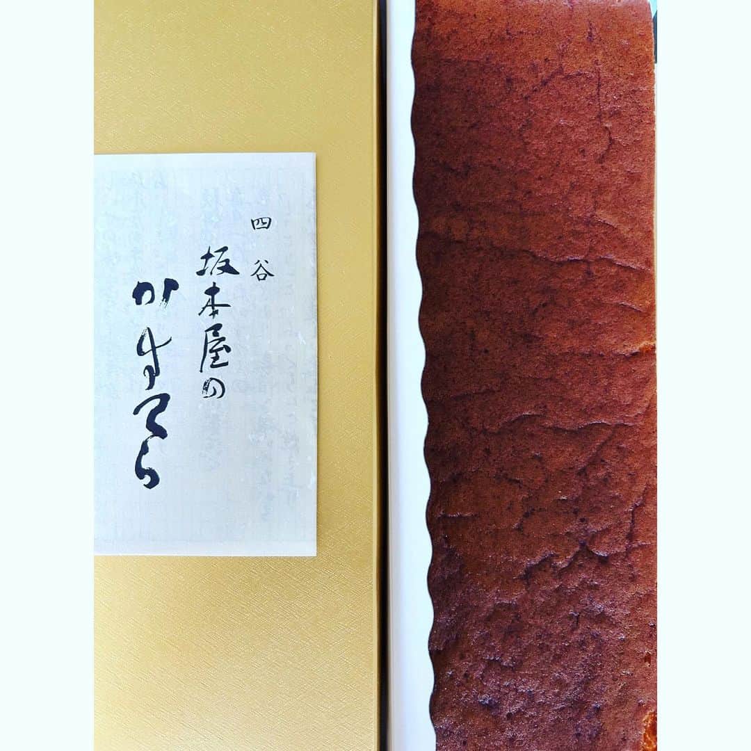 ワタナベマキさんのインスタグラム写真 - (ワタナベマキInstagram)「美味しいカステラをありがとう。 #撮影おやつ」7月25日 15時32分 - maki_watanabe