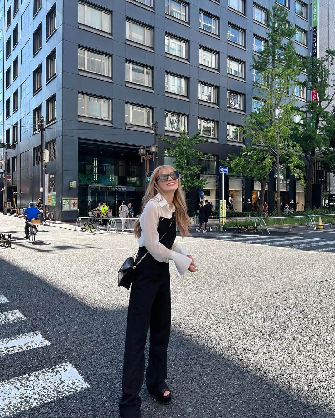 土屋怜菜（れいぽよ）さんのインスタグラム写真 - (土屋怜菜（れいぽよ）Instagram)「⁡ ⁡ 大阪に行ってきたの〜🐙 東京とは違って激あつだった☀️💦 仕事で行くことは多いけどプラベで行ったのは久々だったから なんか楽しかったなあ〜♡♡ ⁡ お洋服タグしてますっ🍒」7月25日 16時29分 - reipoyo_0411