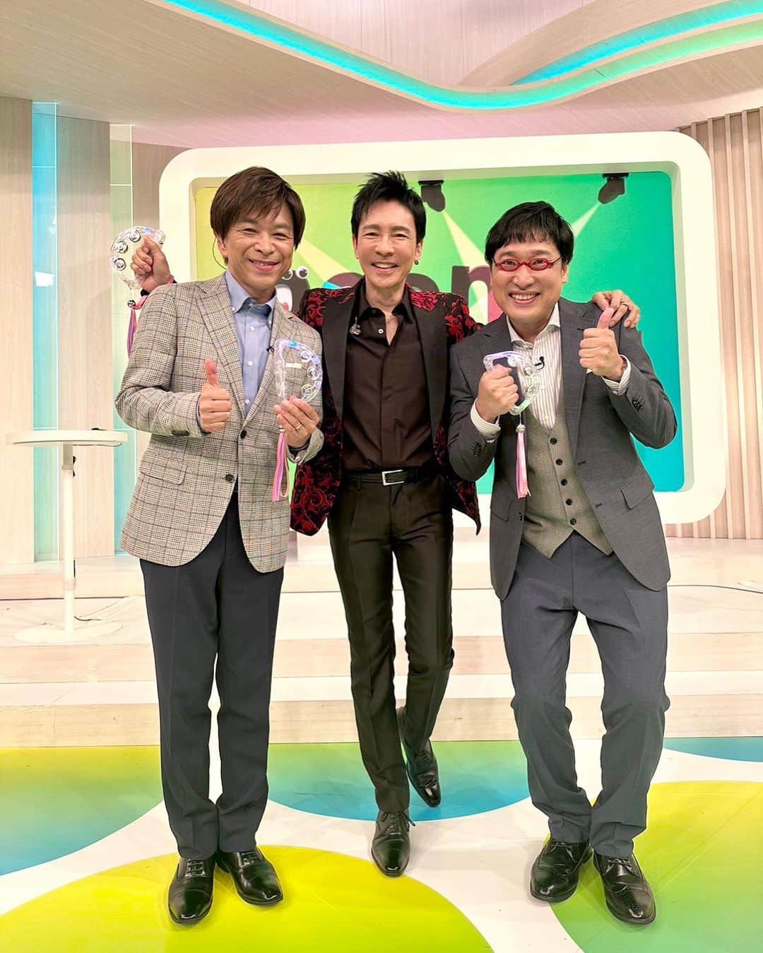 郷ひろみさんのインスタグラム写真 - (郷ひろみInstagram)「⁡ ⁡ 今日は日テレの『Day Day』に出演したよ。 武田さんと山 ...