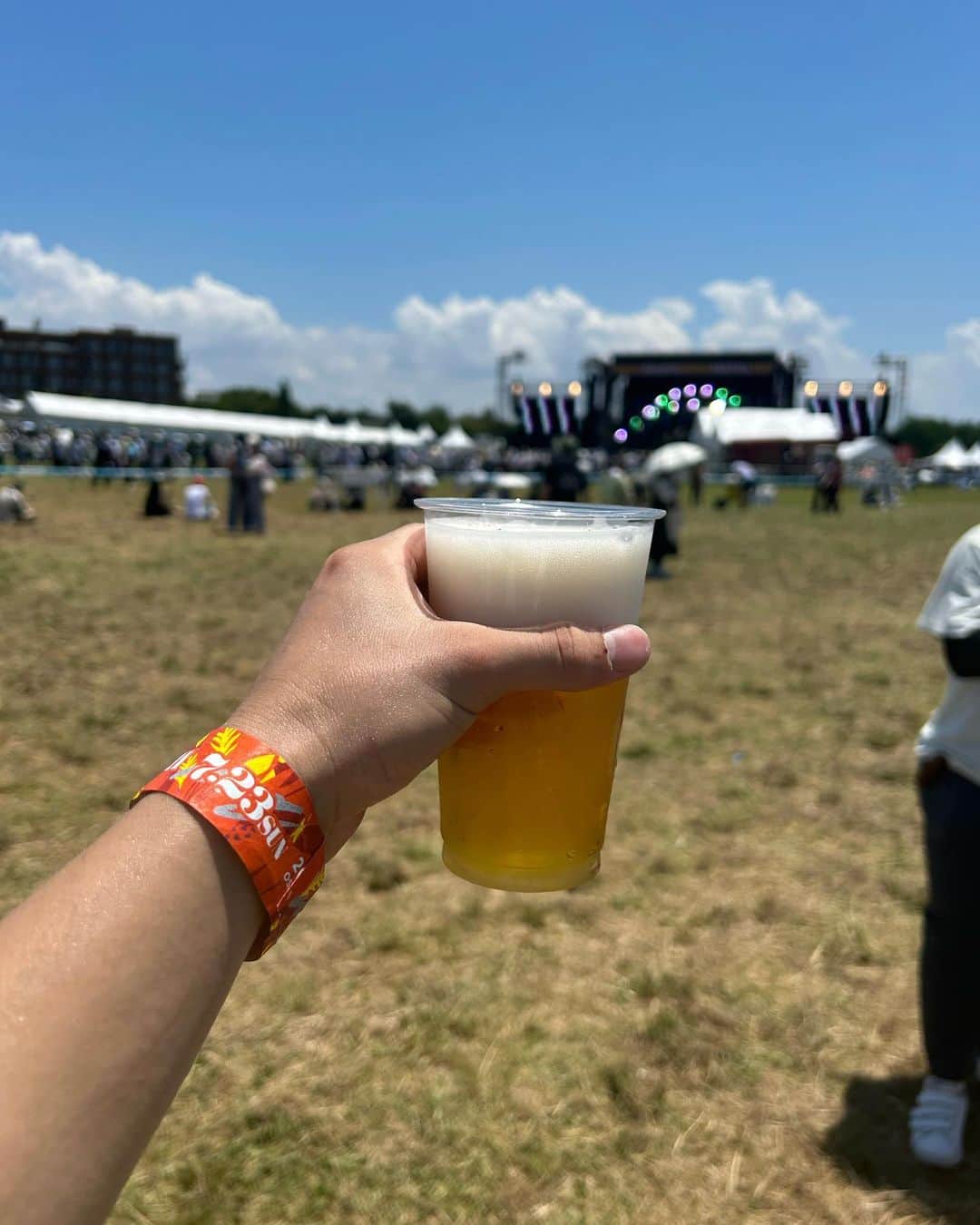 流稜太さんのインスタグラム写真 - (流稜太Instagram)「ジャイガ！！ 人生初フェス最高でした！ フェスでビール飲むっていう夢叶えてきた ・ ASIAN KUNG-FU GENERATIONほんま最高でした。バンTも可愛い🫶 ・ #ジャイガ #アジカン #夏フェス #rock」7月25日 18時15分 - nagare_ryota