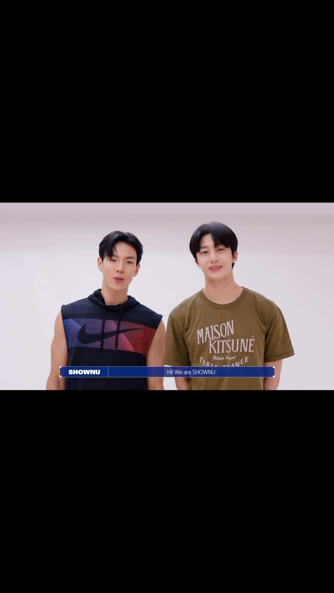 のインスタグラム：「🎥 SHOWNU X HYUNGWON The 1st Mini Album ‘THE UNSEEN’ 🕶  Release message has arrived 💌  #셔누 #SHOWNU #형원 #HYUNGWON #몬스타엑스 #MONSTAX #MONSTA_X #THEUNSEEN #LoveMeALittle」