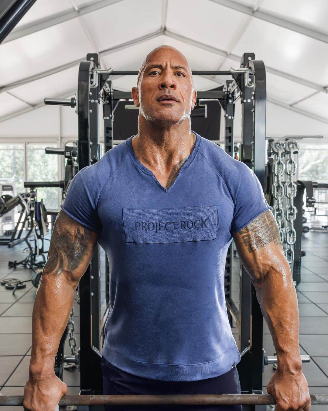 Under Armourのインスタグラム：「“Every time you show up and put in the work, you have the mindset of a champion entering the arena, ready to leave it all on the arena floor. Your sweat equity and your purpose is why we continue to bring you the gear you need to perform at your greatest level.” - @therock」