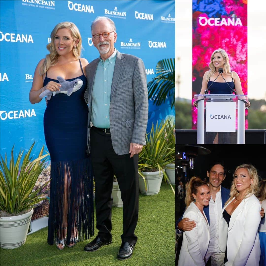 ジューン・ダイアン・ラファエルのインスタグラム：「It was such a huge honor to host the @oceana SeaChange Summer Party.  If you are an ocean lover like me please follow them to learn about the remarkable work they are doing protecting and restoring our oceans. 👗 @abbyarad @herveleger 💎 @official_mikimoto 📸Movi Inc. and Ryan Miller」