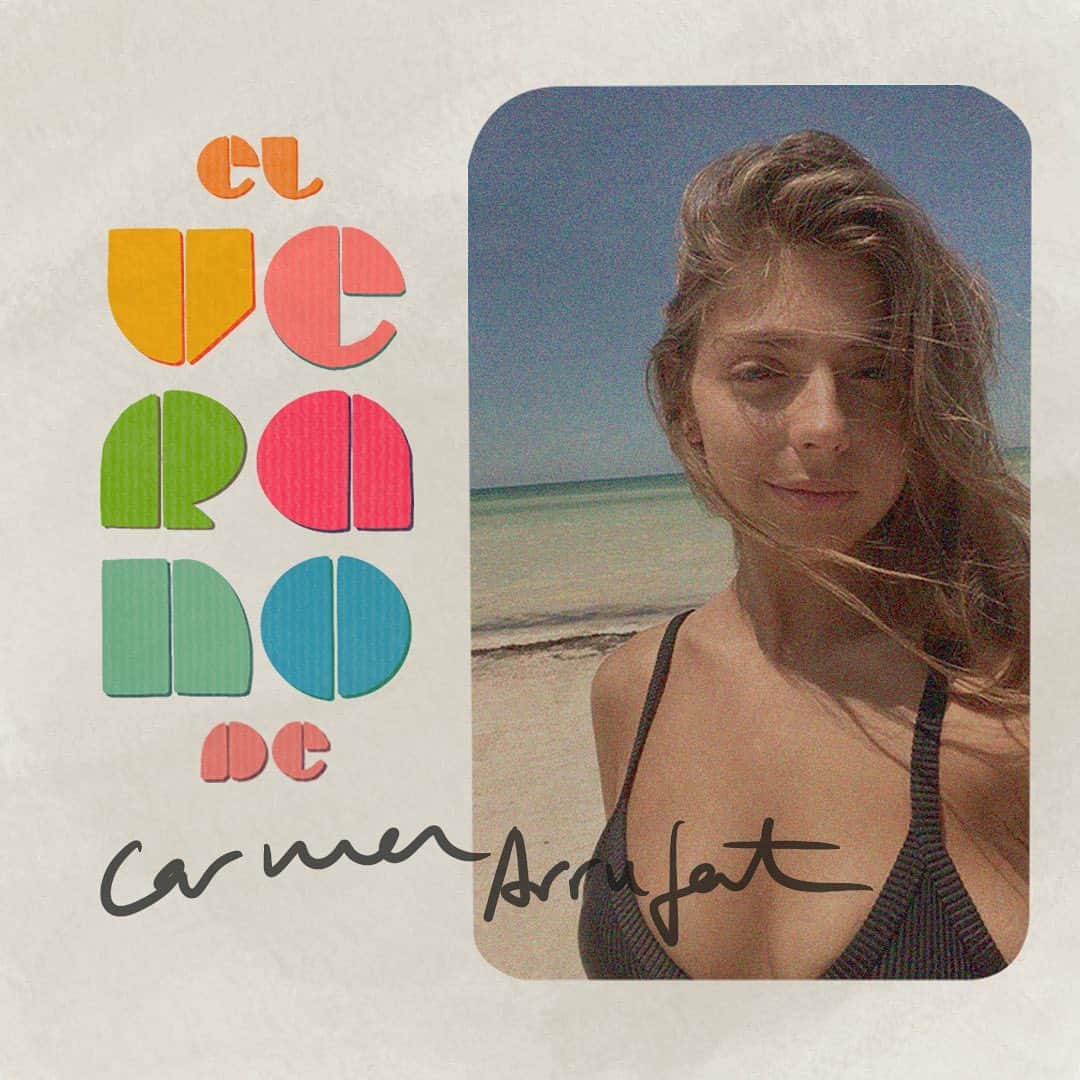 Vogue Españaのインスタグラム：「☀️ El verano perfecto de... @carmen_arrufat ☀️  De la playa a la montaña, del asfalto al campo, esta temporada, las mujeres que más inspiran a @voguespain nos envían una postal con sus imprescindibles de vacaciones. ▪️Ilustraciones: @jartitametienes」