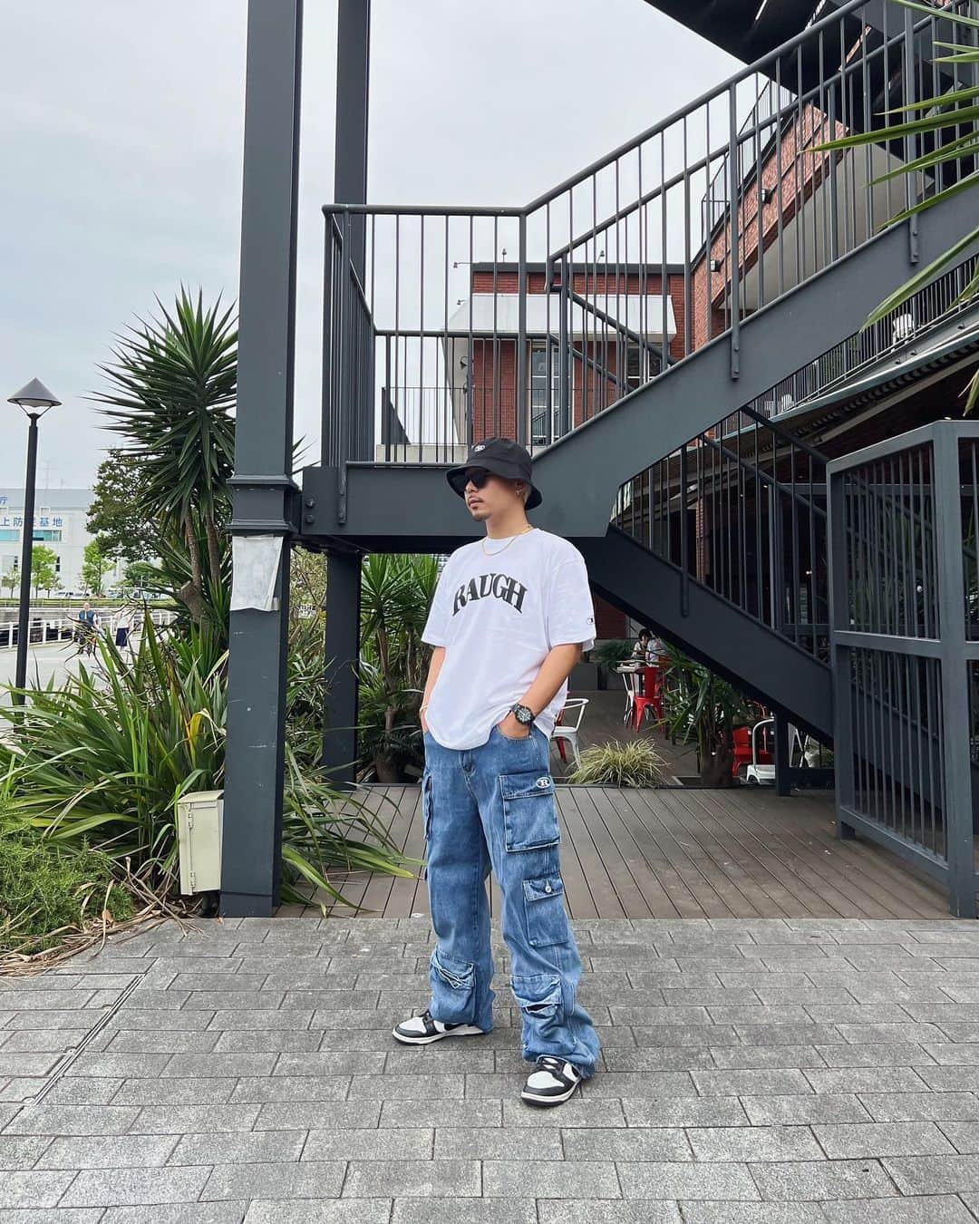 TOMOYAさんのインスタグラム写真 - (TOMOYAInstagram)「. in横浜  #outfit #ootd #raugh #yokohama」7月25日 19時02分 - tomoya_hagiwara