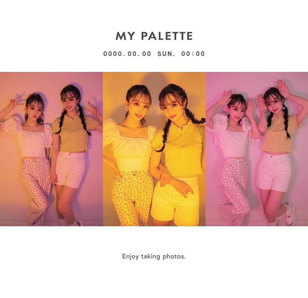 福田一華のインスタグラム：「⁡ ・ <お知らせ> ⁡  FuRyuの新プリ 「MY PALETTE」  のサブモデルをさせていただきました🎨 ⁡  ⁡ 〝セルフショットタイム〟や 〝MYレタッチ&MYメイク〟など 盛れる機能が沢山なのでぜひ撮ってみてください!! ⁡ ⁡ みんなの撮ったよ報告も待ってます〜♡☺️ ⁡ ⁡ ⁡ #MYPALETTE #furyu #プリ#マイパレット #フリュー」