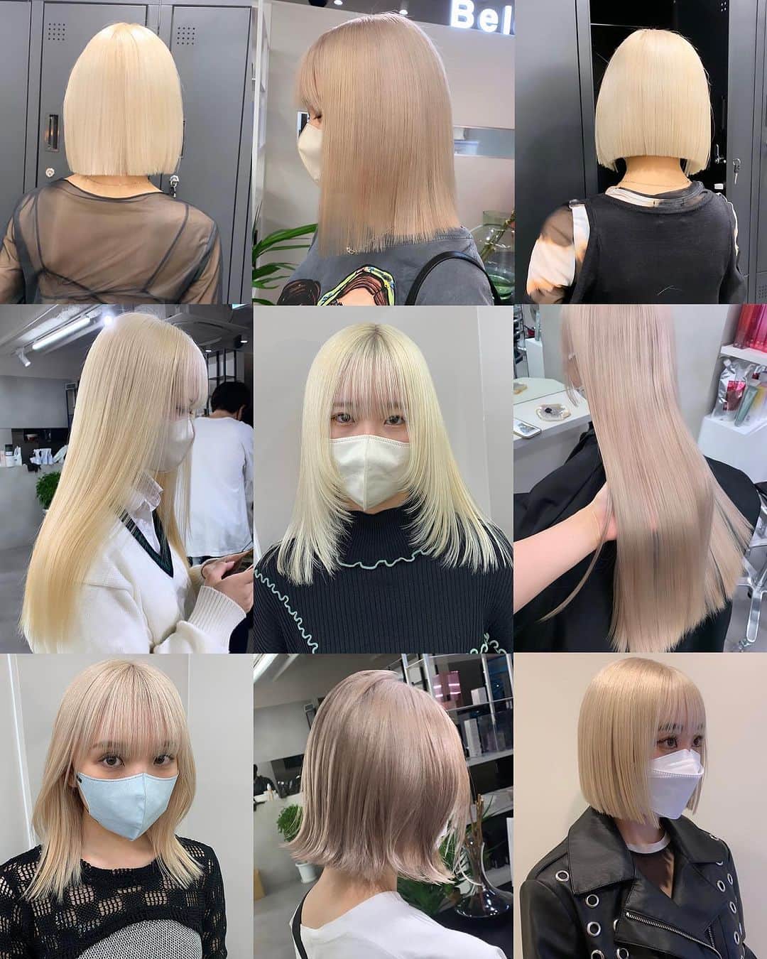Beleza_official_instagramのインスタグラム：「@emichi___ specialハイトーン集🎀  周りと差をつける、ダメージレスでムラのないハイトーン 一緒に育てていきましょう♡  ＊選択クーポン＊ 【emi指名限定】と記載のメニューからお選びください  カット＋Wカラー＋内部補修トリートメント　¥20,000〜 カット＋ハイブリーチカラー＋内部補修トリートメント　¥26,400〜  ご予約はプロフィールに記載のURLホットペッパー又は、dmから 初回は髪の履歴や状態によりお時間が長くかかる可能性がありますのでハイブリーチメニューでのご予約がオススメです❕  ブリーチはだれを任せるかで仕上がりも、今後の髪の状態もとっても差がでる技術です ハイクオリティなヘア是非お任せください🎀  来店時にケアの方法もたっぷり お伝えします♡ ダメージレスでムラのない艶ハイトーン一緒に育てていきましょう🌙💫  #ヘアカラートレンド#リタッチブリーチ#ブリーチカラー#ブロンド#ハイトーン#ハイトーンカラー#ハイトーンピンク#ピンクカラー#ハイトーンミルクティー#グレージュカラー#ミルクティー#ミルクティーカラー#ピンクミルクティー#ミルクティーベージュ#ブロンドヘアー#ブロンドカラー#インナーカラー#ハイトーンボブ#ホワイトピンク#ピンクベージュ#ピンクブロンド#ホワイトベージュ#ホワイトカラー#ホワイトブロンド#抜きっぱなし#抜きっぱなしブロンド#emi_special」