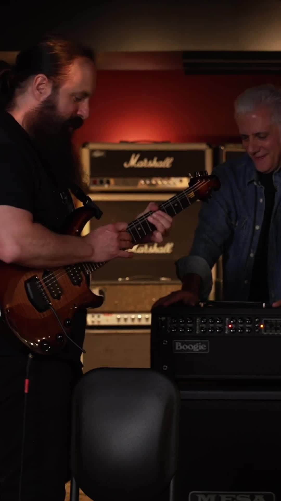 ドリーム・シアターのインスタグラム：「"You were that guy that could play Van Halen!" 🎸  Watch @rickbeato1's new video In the Room with @johnpetrucciofficial, @TosinAbasi and @dvntownsend, link in bio!」