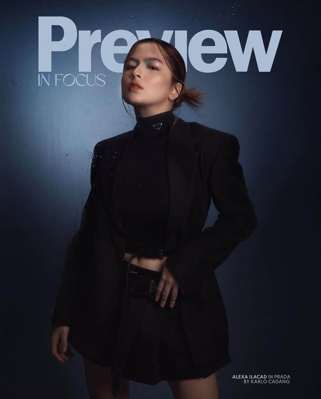 Alexa Ilacadのインスタグラム：「In an industry weighed down by societal standards, changes are being made by the artists who use their platform to be unabashedly vocal. Now, the glass ceiling is about to shatter, and @alexailacad is one actress paving the way to break through.  Read the full story in our link in bio. #PreviewInFocus #PreviewLovesAlexa #PreviewxAlexa  Alexa wears @prada   Produced and Styled by The Preview Team Photographer: @karlocadang Creative Director: @bacsarcebal Editor-in-Chief: @itsmarjramos Production: @ishafojas @itsjamiebriones @heyrocketgirl Makeup: @jakegalvez Hair: @_justineocampo Story: @katfromjupiter Videos: @janajodloman Social Media: @itsjamiebriones」