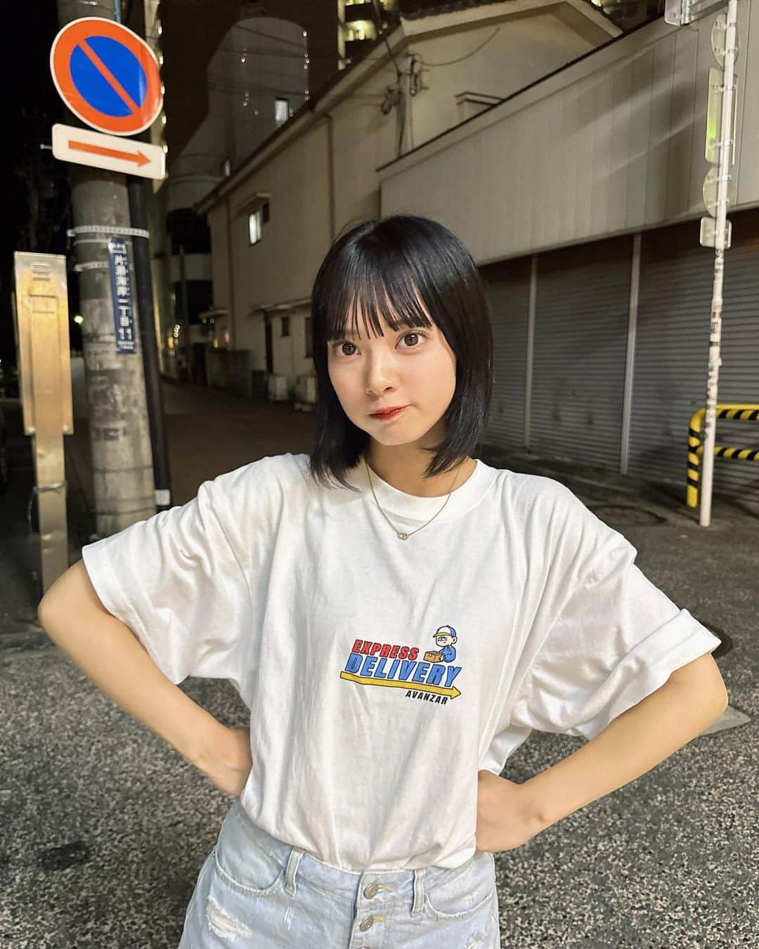 山田寿々のインスタグラム：「. ⁡ ⁡ みんなはもう夏らしいことしたー？👶🏻💞 ⁡ ⁡ #アイドル #tシャツコーデ #ボブ #ボブアレンジ #ootd」
